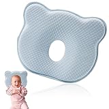 ATSGJLZN Babykissen, Kopfkissen Baby Babykissen Gegen Plattkopf Baby Kissen Kopfverformung 100% Baumwolle,...